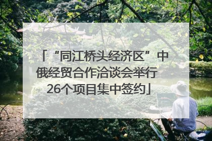 “同江桥头经济区”中俄经贸合作洽谈会举行 26个项目集中签约