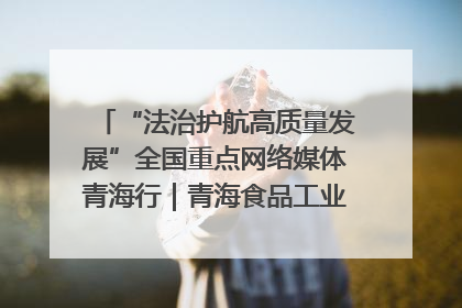 “法治护航高质量发展”全国重点网络媒体青海行｜青海食品工业协会：架起“青字号”美食的产业化桥梁