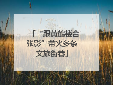 “跟黄鹤楼合张影”带火多条文旅街巷