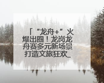 “龙舟+”火爆出圈！龙岗龙舟赛多元新场景打造文旅狂欢_深圳新闻网