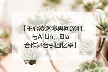 王心凌巡演再回深圳 与A-Lin、Ella合作舞台引回忆杀