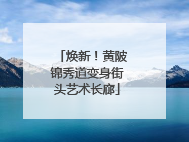 焕新！黄陂锦秀道变身街头艺术长廊