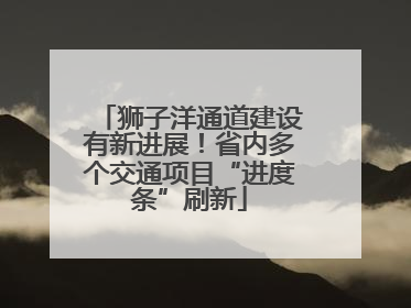 狮子洋通道建设有新进展！省内多个交通项目“进度条”刷新
