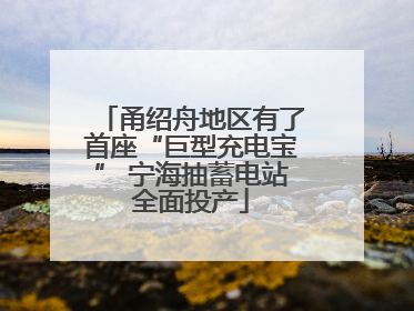 甬绍舟地区有了首座“巨型充电宝” 宁海抽蓄电站全面投产