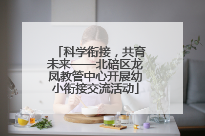 科学衔接，共育未来——北碚区龙凤教管中心开展幼小衔接交流活动