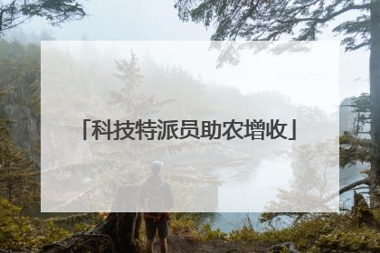 科技特派员助农增收