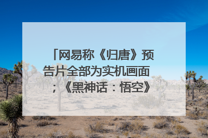 网易称《归唐》预告片全部为实机画面；《黑神话：悟空》公布Xbox版预购视频｜游戏早参
