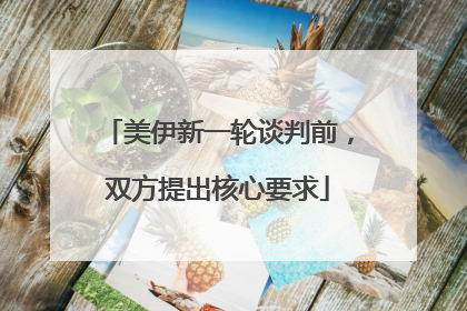 美伊新一轮谈判前，双方提出核心要求