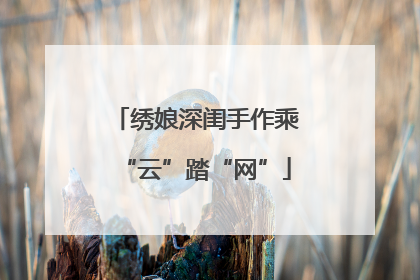 绣娘深闺手作乘“云”踏“网”