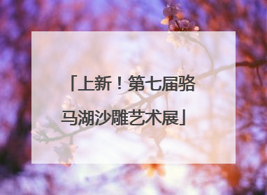 上新！第七届骆马湖沙雕艺术展