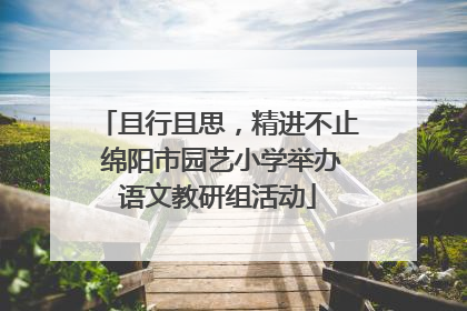 且行且思，精进不止 绵阳市园艺小学举办语文教研组活动