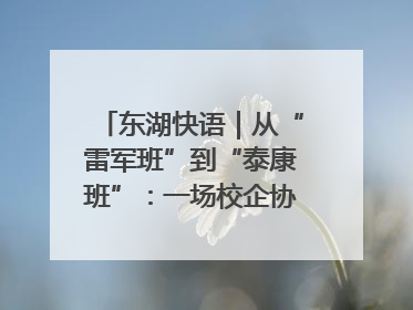 东湖快语｜从“雷军班”到“泰康班”：一场校企协同的“接力赛”