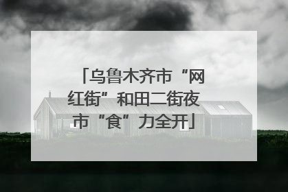 乌鲁木齐市“网红街”和田二街夜市“食”力全开
