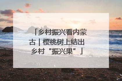 乡村振兴看内蒙古｜樱桃树上结出乡村“振兴果”