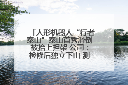 人形机器人“行者泰山”泰山首秀滑倒被抬上担架 公司：检修后独立下山 测试就是为暴露问题