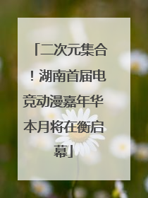 二次元集合！湖南首届电竞动漫嘉年华本月将在衡启幕