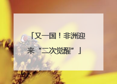 又一国！非洲迎来“二次觉醒”