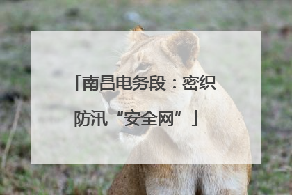 南昌电务段：密织防汛“安全网”