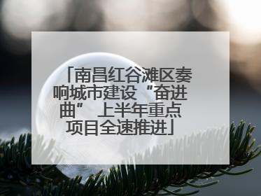 南昌红谷滩区奏响城市建设“奋进曲” 上半年重点项目全速推进