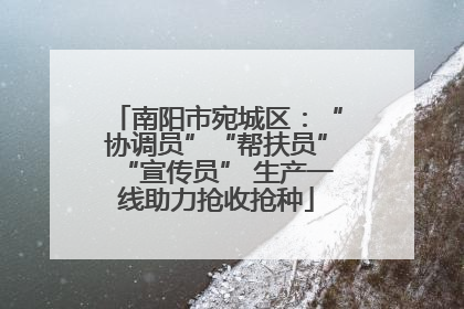南阳市宛城区：“协调员”“帮扶员”“宣传员” 生产一线助力抢收抢种