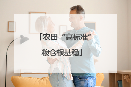 农田“高标准” 粮仓根基稳