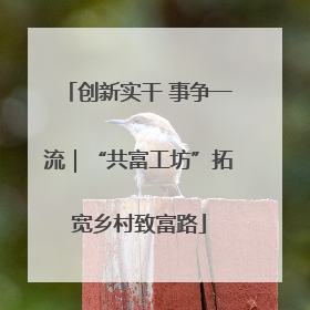 创新实干 事争一流｜“共富工坊”拓宽乡村致富路