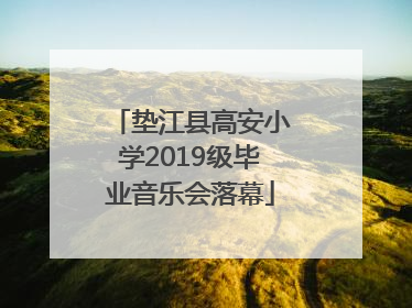 垫江县高安小学2019级毕业音乐会落幕