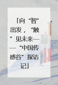 向“智”出发，“触”见未来——“中国传感谷”探访记
