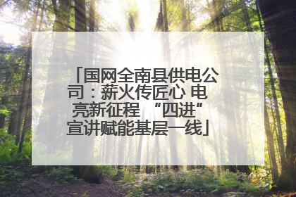 国网全南县供电公司：薪火传匠心 电亮新征程 “四进”宣讲赋能基层一线