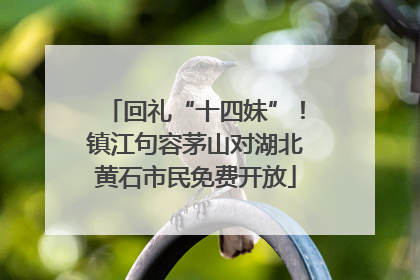 回礼“十四妹”！镇江句容茅山对湖北黄石市民免费开放
