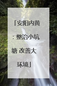 安阳内黄：整治小坑塘 改善大环境