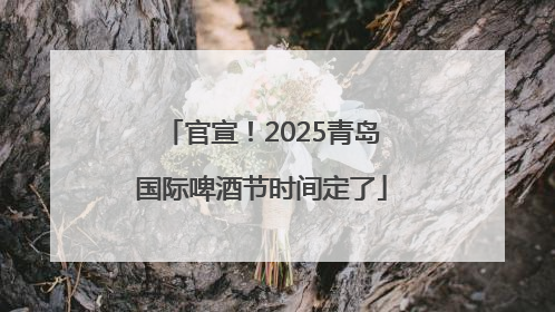 官宣！2025青岛国际啤酒节时间定了