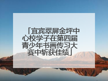 宜宾翠屏金坪中心校学子在第四届青少年书画传习大赛中斩获佳绩