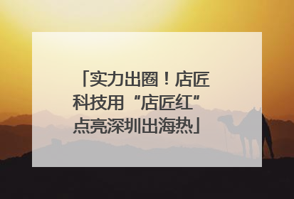 实力出圈！店匠科技用“店匠红”点亮深圳出海热