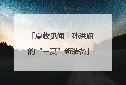 夏收见闻丨孙洪旗的“三夏”新装备