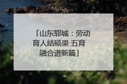 山东郓城：劳动育人结硕果 五育融合谱新篇