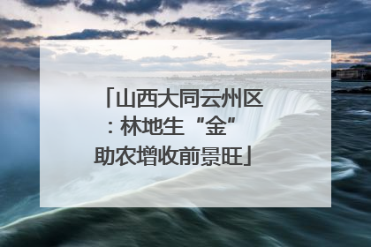 山西大同云州区：林地生“金” 助农增收前景旺