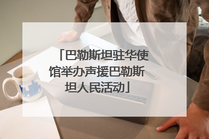 巴勒斯坦驻华使馆举办声援巴勒斯坦人民活动