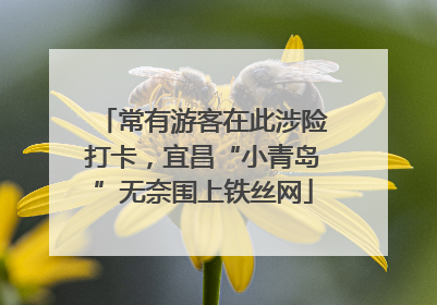 常有游客在此涉险打卡，宜昌“小青岛”无奈围上铁丝网