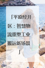 平原经开区：智慧物流重塑工业搬运新场景