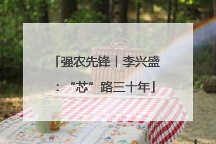 强农先锋丨李兴盛：“芯”路三十年