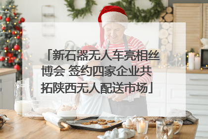 新石器无人车亮相丝博会 签约四家企业共拓陕西无人配送市场
