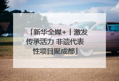 新华全媒+丨激发传承活力 非遗代表性项目聚成都