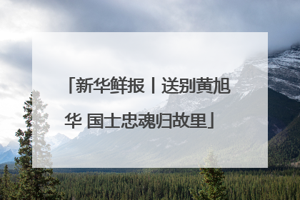 新华鲜报丨送别黄旭华 国士忠魂归故里