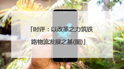 时评：以改革之力筑铁路物流发展之基(图)