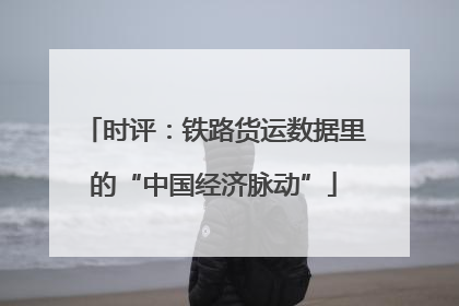 时评：铁路货运数据里的“中国经济脉动”