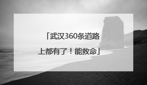 武汉360条道路上都有了！能救命