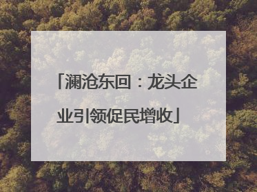 澜沧东回：龙头企业引领促民增收
