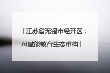 江苏省无锡市经开区：AI赋能教育生态重构