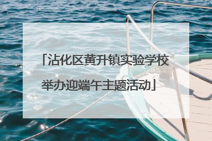 沾化区黄升镇实验学校举办迎端午主题活动